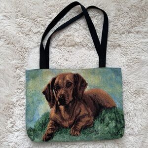 Dachshund Tote Bag by Linda Picken
